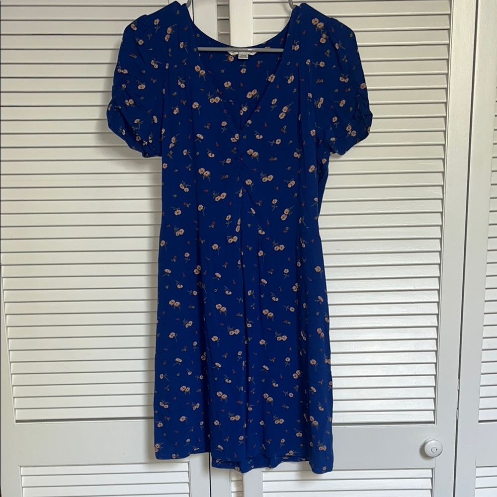 American Eagle Outfitters Blue Floral Dress